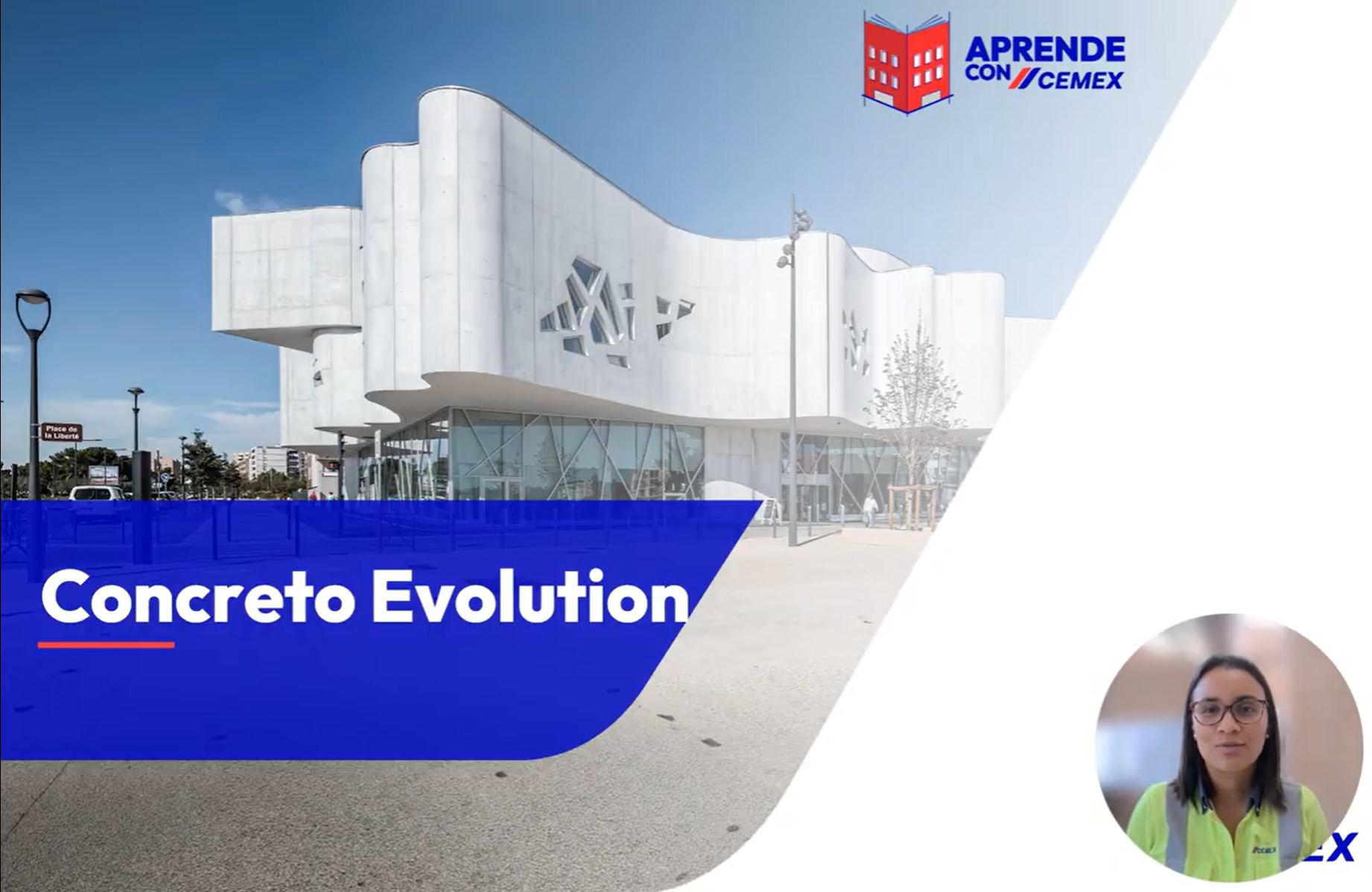 En este curso conocerás el concreto auto compactado Evolution, una solución de valor agregado que mejora la eficiencia, la calidad y los acabados en tus proyectos de construcción.
 <br><br>
 A través de cinco videos, aprenderás sobre sus especificaciones técnicas, criterios de diseño, consideraciones en obra y aplicaciones prácticas, así como los ensayos clave para el control de calidad y su correcta ejecución. 
<br><br>
Contenido ideal para profesionales que buscan soluciones innovadoras de Cemex para proyectos de alto desempeño arquitectónico y estructural.